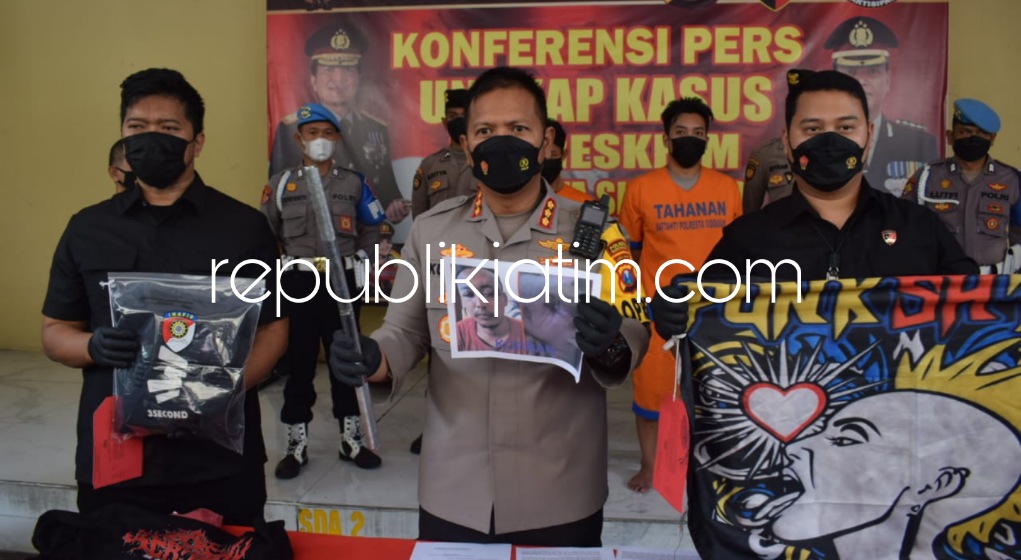 Polisi Ringkus 2 Pemuda Anggota Geng Sok Jago Pelaku Pengeroyokan di SPBU Jenggolo Sidoarjo, 2 Tersangka Lain Masih DPO