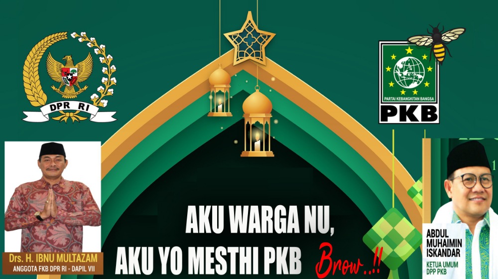 Anggota Fraksi PKB DPR RI, Ibnu Multazam Mengucapkan Selamat Hari Raya Idul Fitri 1 Syawal 1443 Hijriyah