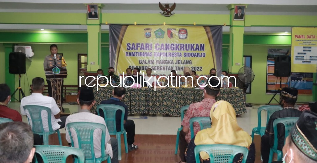 Siapkan Tim Satgas Anti Botoh, Polresta Sidoarjo Bakal Tindak Tegas Perjudian dan Money Politic di Pilkades Serentak