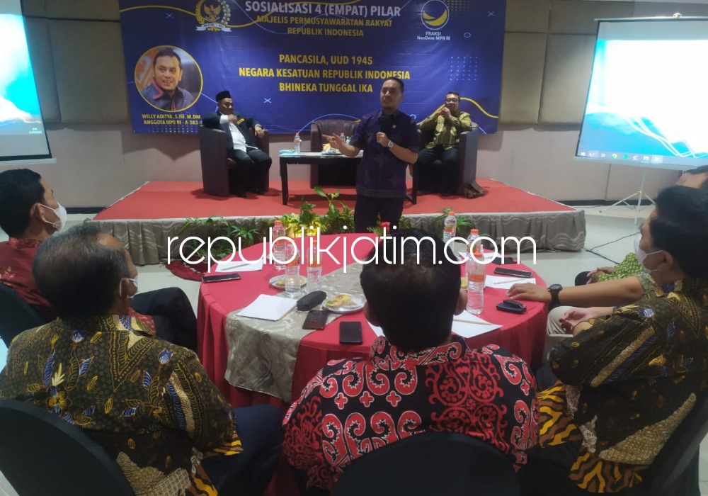 Anggota Fraksi Nasdem DPR RI dan FKUB Sidoarjo Ajak Implementasikan 4 Pilar Kebangsaan di Tengah Terpaan Medsos