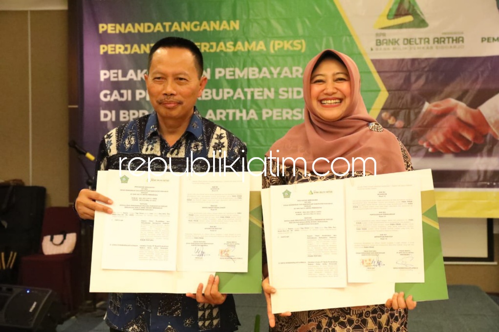 Siap Tingkatkan Fasilitas Layanan, BPR Delta Artha Resmi Kelola Pembayaran Gaji Ribuan Guru PPPK di Sidoarjo