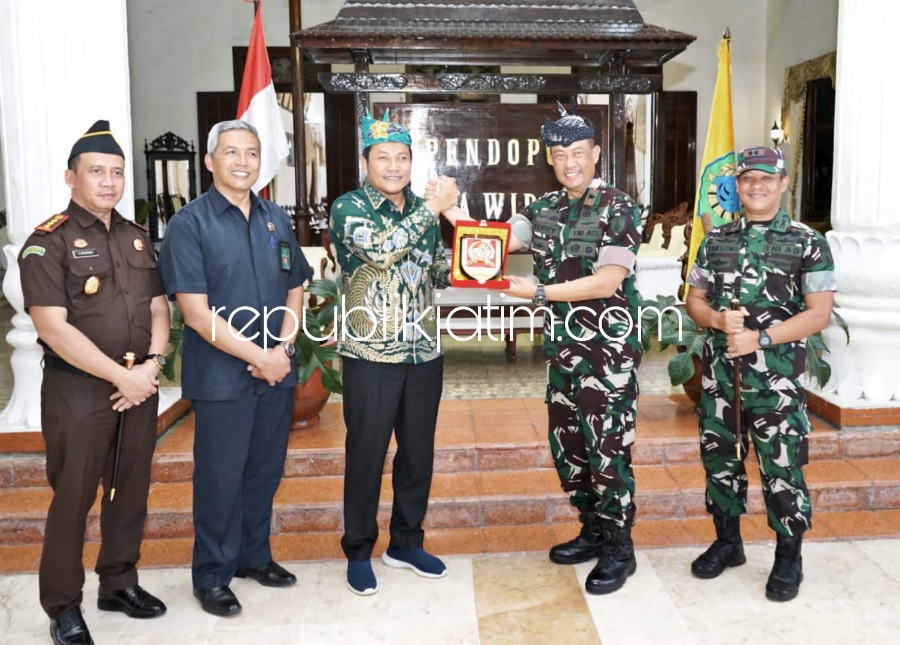 Kunjungan Danrem 084 Bhaskara Jaya Diterima Wabup Sidoarjo, Kuatkan Kerjasama Jaga Ketahanan Pangan