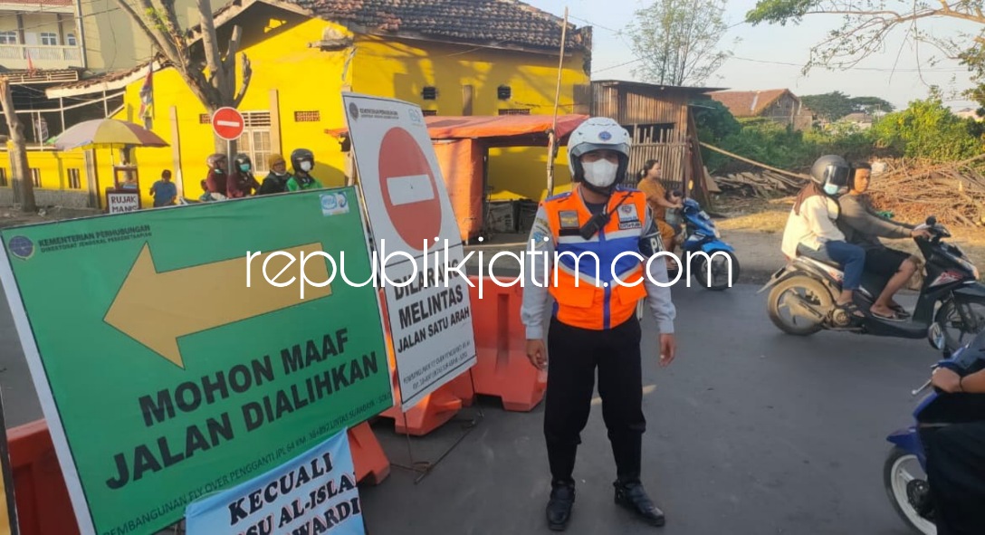 Hindari Kemacetan Proyek Flyover JPL 64 Krian, Ini Beberapa Jalur Alternatif yang Disiapkan Dishub Sidoarjo