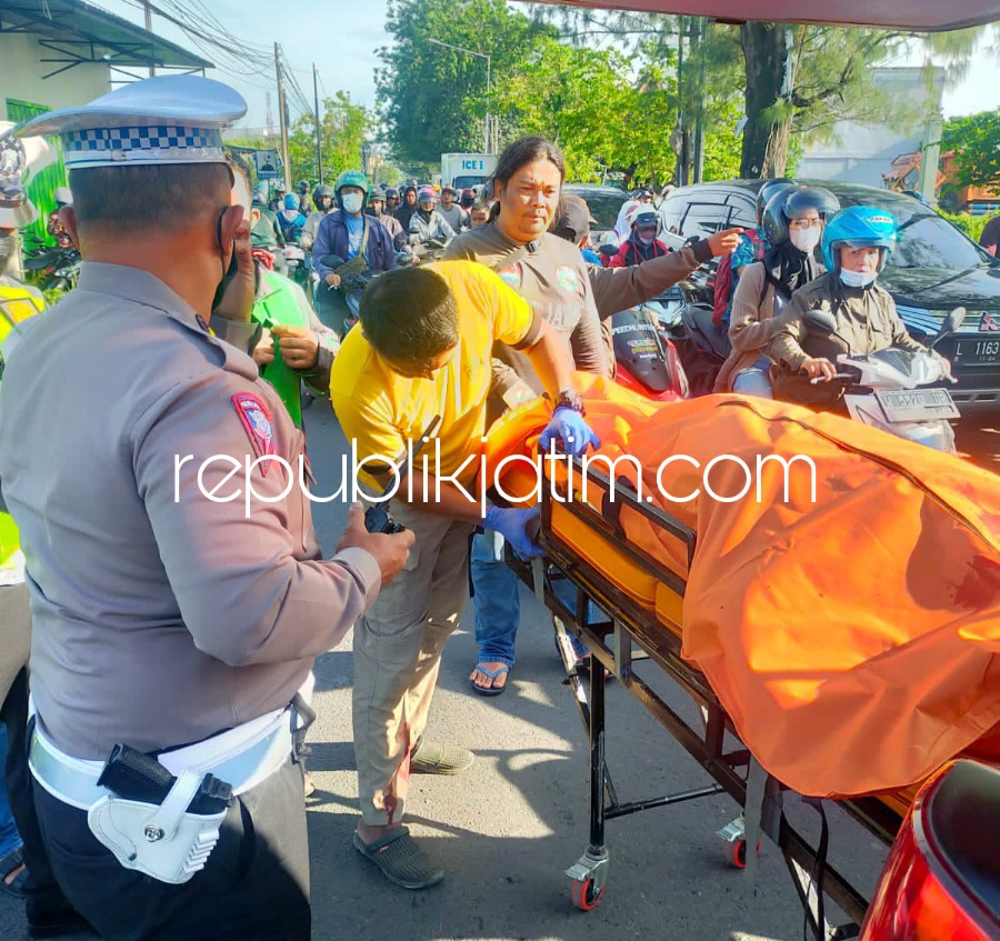 Senggol Motor Tanpa Identitas, Pengendara Motor Honda Jatuh Tertabrak Motor Mahasiswi, 1 Tewas 2 Terluka