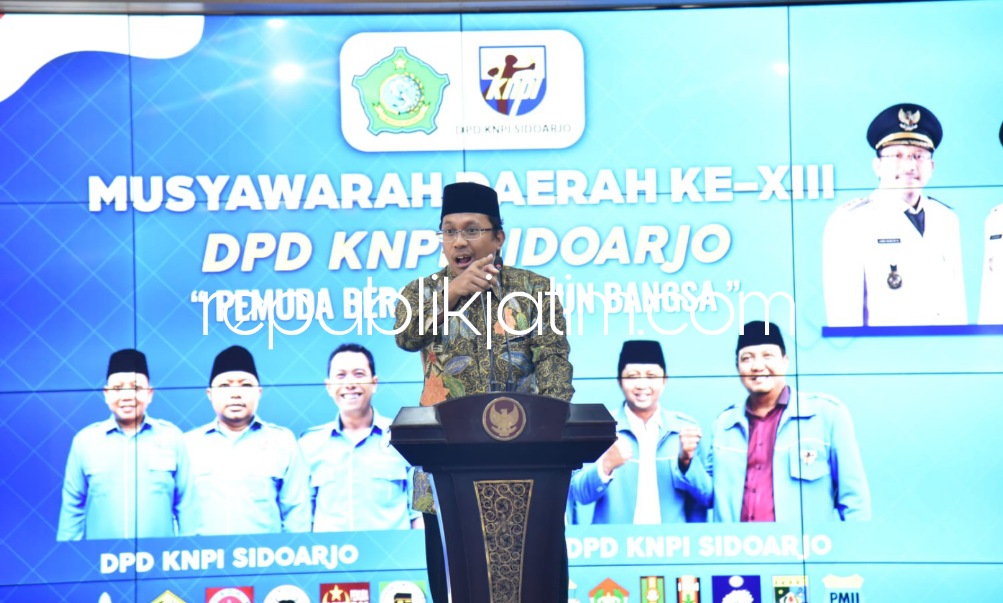 Gus Muhdlor : Ketua KNPI Sidoarjo Terpilih Mampu Merekatkan Seluruh OKP 