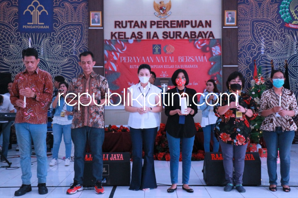 Ajak Warga Binaan Bersuka Cita, Inilah Kemeriahan Perayaan Natal di Rutan Perempuan Surabaya di Porong