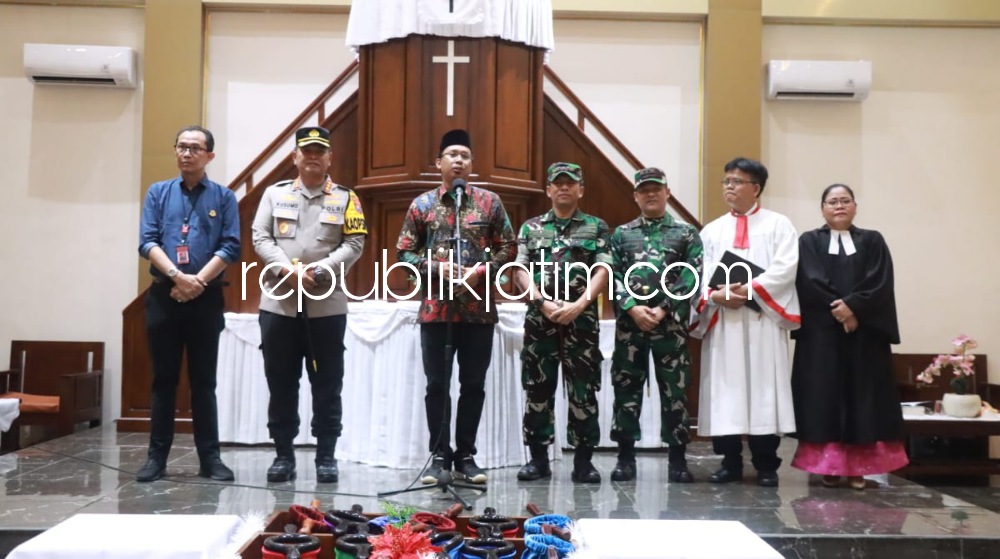 Forkopimda Sidoarjo Pastikan Misa Natal 2022 Aman, Damai dan Kondusif