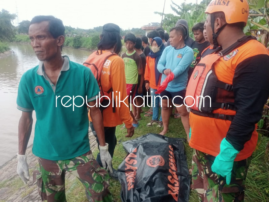 Pelajar SMP Asal Mojokerto Tenggelam Di Sungai Rolak Songo Tarik Ditemukan Tim SAR Terjepit Batu