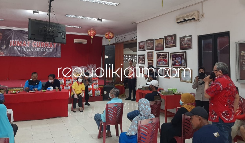 Gowes 15 KM Menuju Klenteng Teng Swie Bio Krian, Kapolresta Sidoarjo Tampung Keluhan Etnis Tionghoa