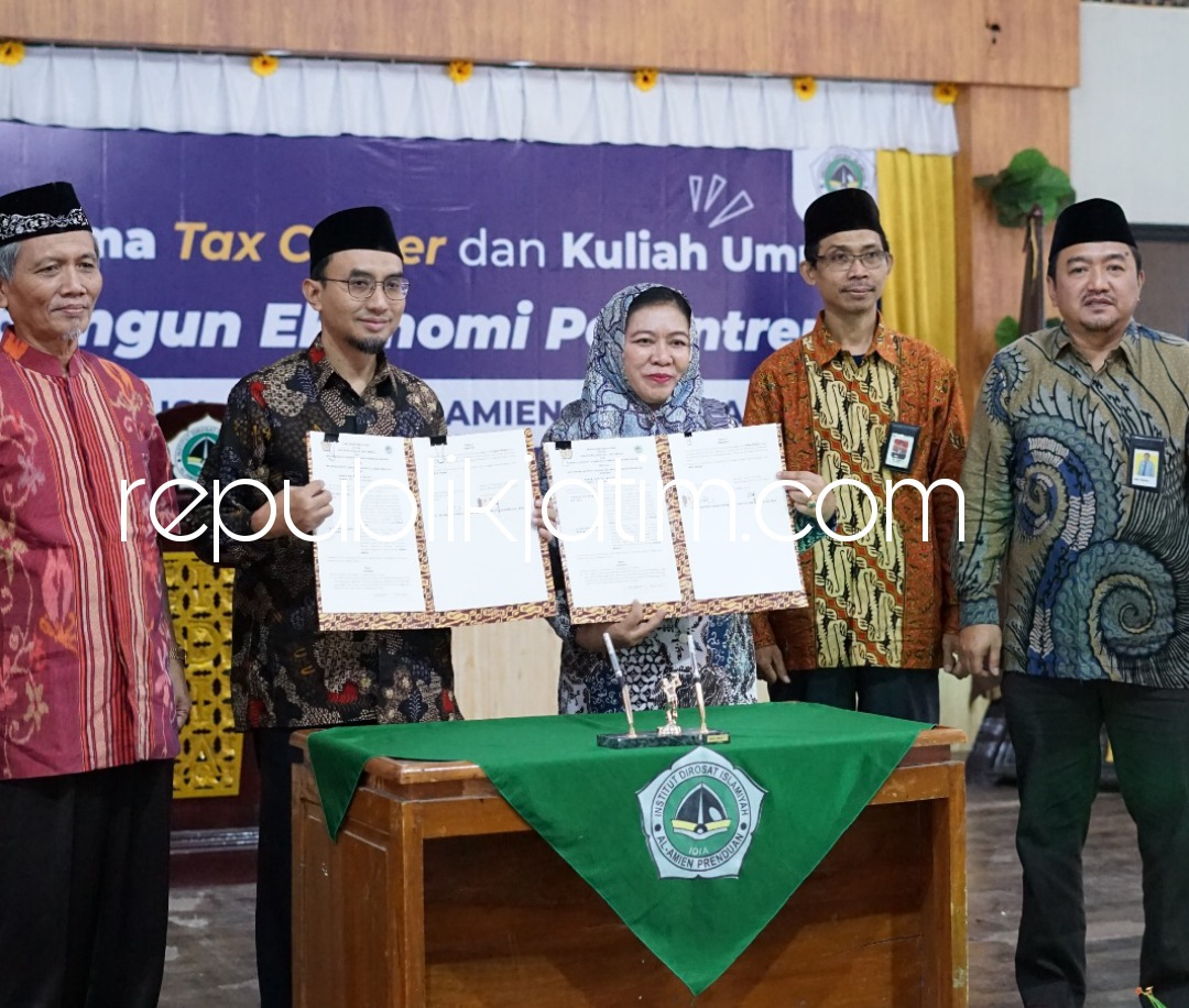 Kanwil DJP Jatim II Teken PKS Tax Center Bersama Institut Dirosat Islamiyah Al Amien Prenduan Sumenep