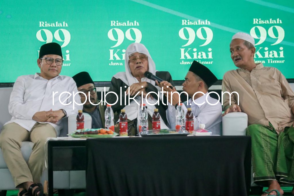 Ajak Santri dan Nahdliyin, 99 Kiai Jatim Kompak Dukung Gus Muhaimin Iskandar Maju di Bursa Pemilu 2024