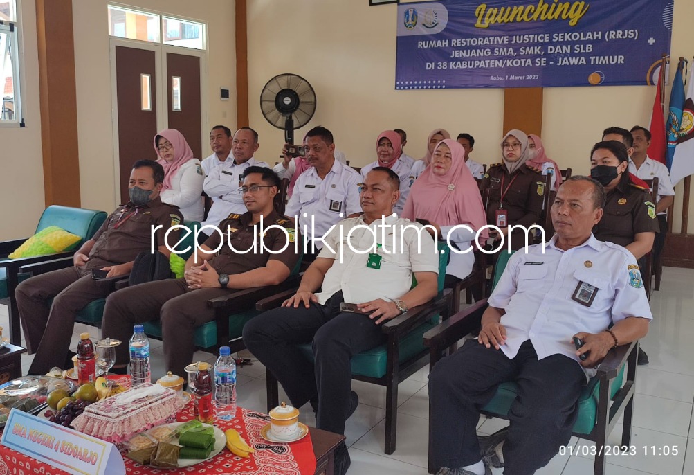 Selesaikan Masalah Hukum Siswa, SMA Negeri 4 Sidoarjo Jadi Rumah Restorative Justice Sekolah se Sidoarjo