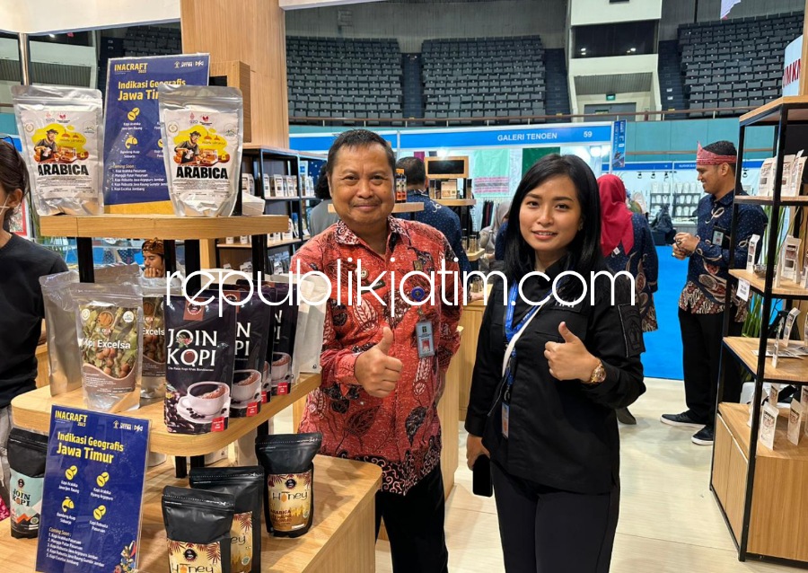 Tercatat di Ditjen Kekayaan Intelektual, Kemenkumham Jatim Promosikan Kopi Arabika Hyang Argopuro di INACRAFT 2023