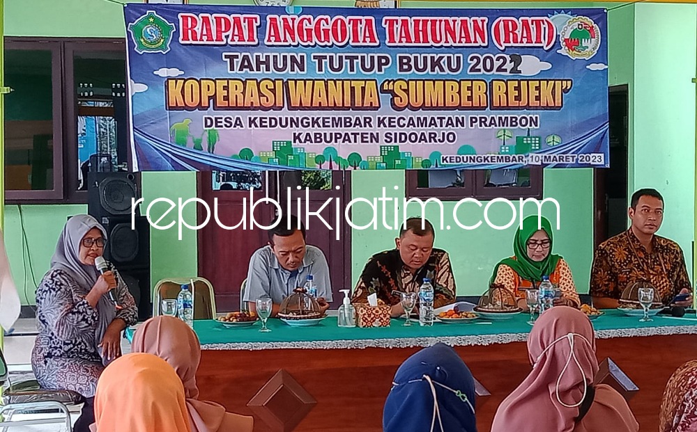 Aset Capai Rp 181 Juta, Kopwan Sumber Rejeki Kedungkembar Prambon Bagi SHU Rp 26 Juta Bagi Anggota