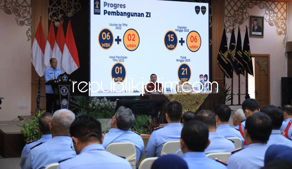 Satker Berpredikat WBK/WBBM Capai 32,5 Persen, Karo Perencanaan Apresiasi Reformasi Birokrasi Kemenkumham Jatim