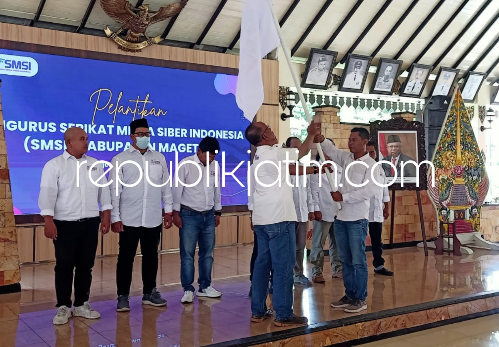 Siap Berkolaborasi dengan Pemerintah, Pengurus SMSI Magetan Resmi Dilantik