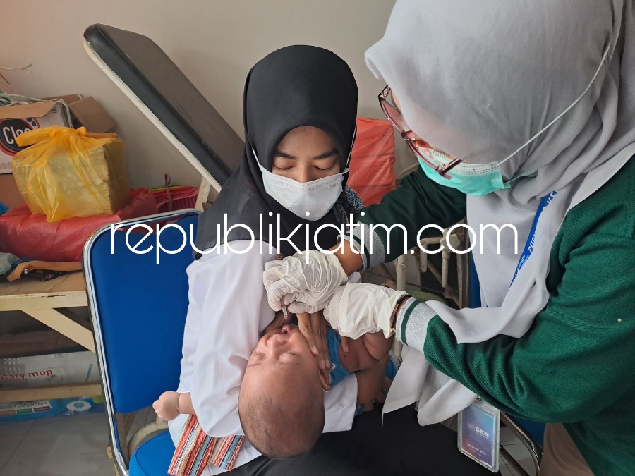 Jamin Kesehatan Bayi WBP, Rutan Perempuan Porong Berikan Imunisasi Bayi Narapidana