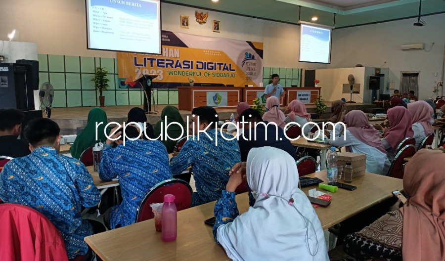 Ratusan Guru SMP di Sidoarjo Apresiasi  Pelatihan Literasi Digital yang Dihelat Dinas Pendidikan dan Kebudayaan