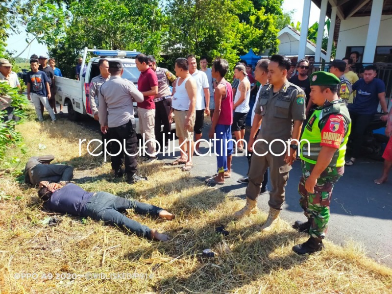 Tepergok Curi Besi, Komplotan Pencuri Asal Nganjuk dan Taman Babak Belur Dihajar Warga Balongbendo