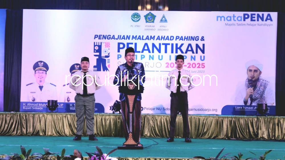 Inilah Sejumlah Pesan Gus Muhdlor Saat Pelantikan PC IPNU - IPPNU Sidoarjo Periode 2023-2025