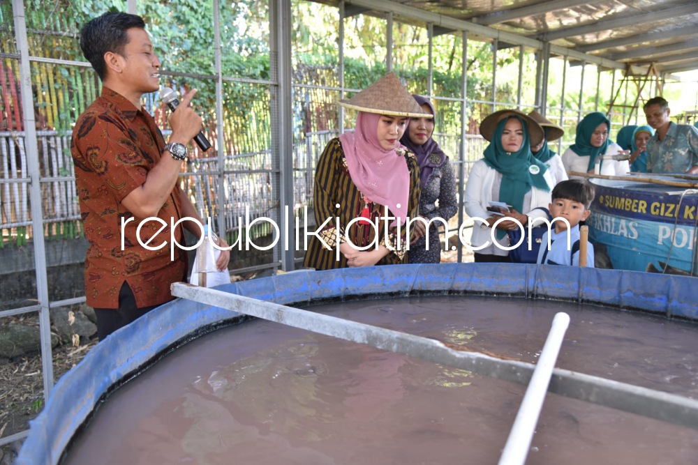 Istri Bupati Sidoarjo Apresiasi Kampung Sayur Ikhlas Perumahan Graha Mutiara Kebonagung Sukodono