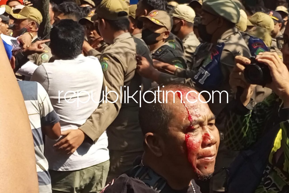 Penertiban Pedagang Pasar Larangan Berakhir Ricuh, Dua Provokator Diamankan Petugas