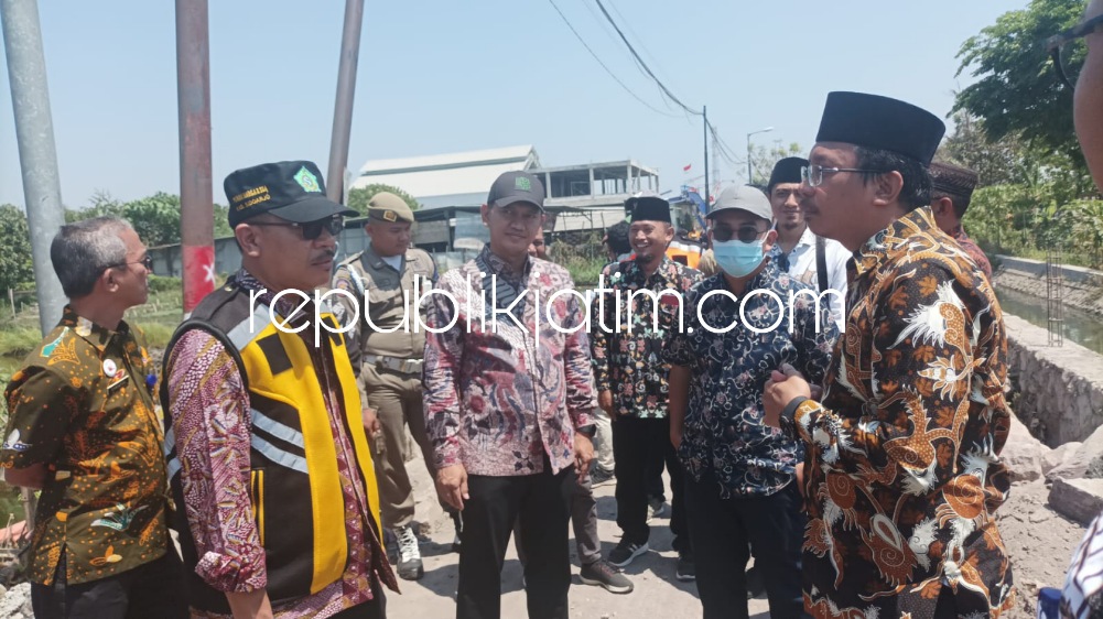 Disidak Gus Muhdlor, Proyek Betonisasi Banjarsari - Damarsi Progresnya Surplus 9 Persen