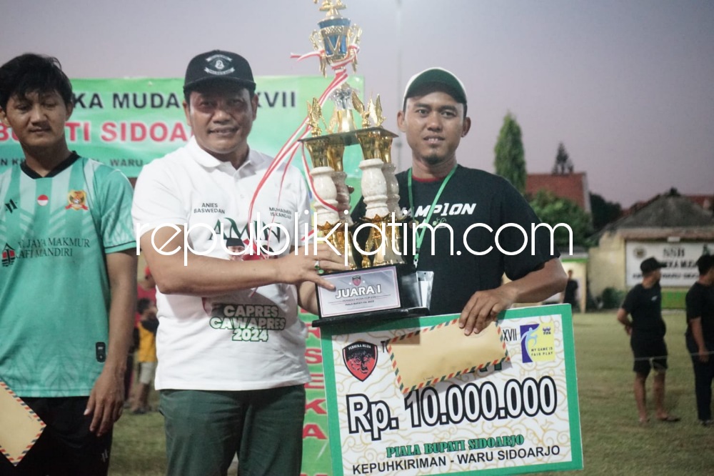 Wabup Sidoarjo : Turnamen Perseka Muda Cup Jadi Wadah Cetak Para Pemain Sepakbola Berprestasi