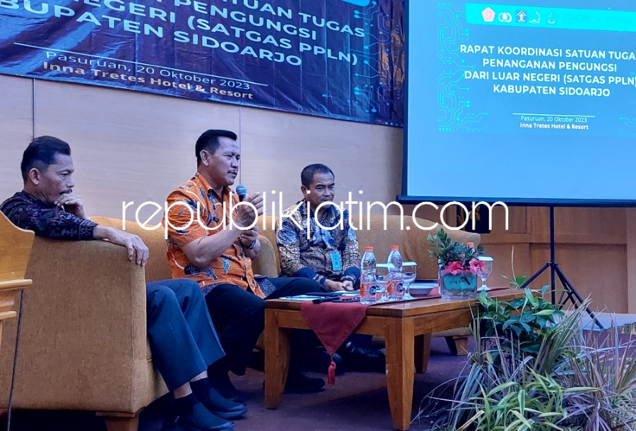 Rakor Perkuat Fungsi Satgas Penanganan Pengungsi Luar Negeri di Sidoarjo