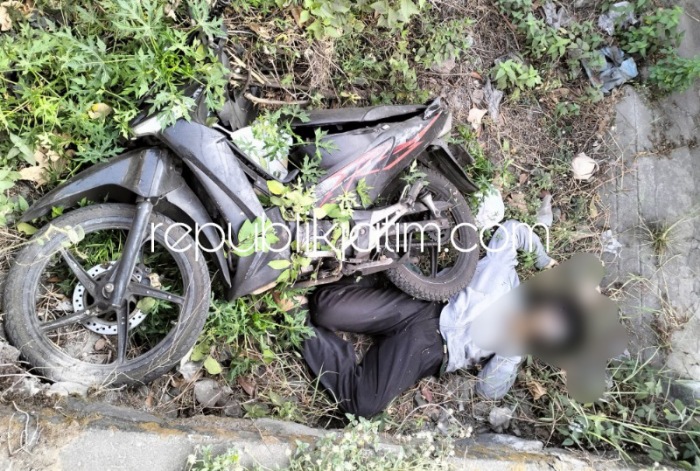 Pria Pengendara Motor Asal Bangil Pasuruan Tewas Kecelakaan Tunggal di Tropodo Krian Sidoarjo