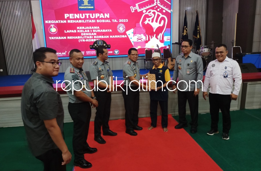 Tiga Tahun Buka Program Rehabilitasi, Lapas Porong Sembuhkan 620 Warga Binaan Pecandu Narkoba