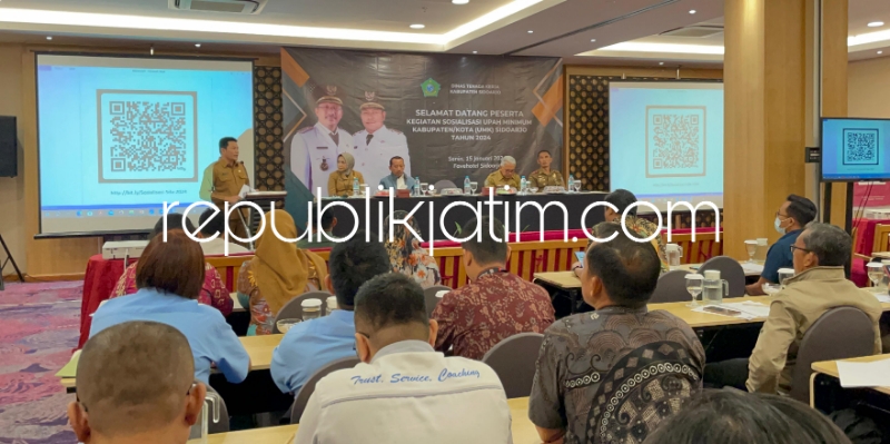 Sosialisasi Dibuka Wabup, UMK Sidoarjo Tahun 2024 Naik Rp 120.000