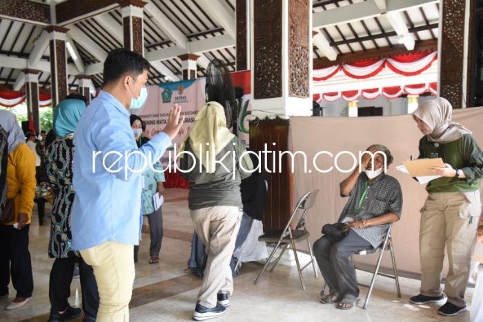 Pemkab Sidoarjo Gelar Screening Mata dan Operasi Katarak Gratis Untuk 190 Warga Sidoarjo