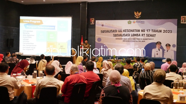 Menuju Future Governance 5.0, Bupati Gus Muhdlor Ajak 31 Rumah Sakit Dukung Lomba RT Sehat