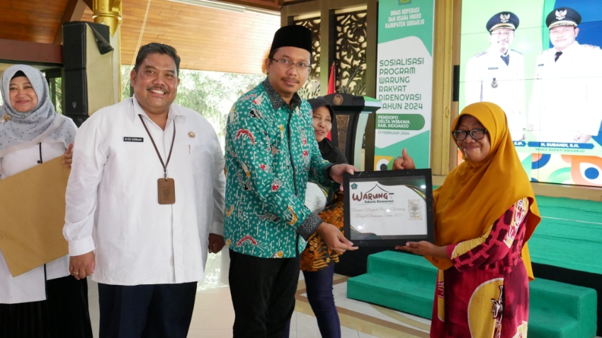 Targetkan 400 Unit, Bupati Sidoarjo Genjot Lagi Program Renovasi Warung Rakyat