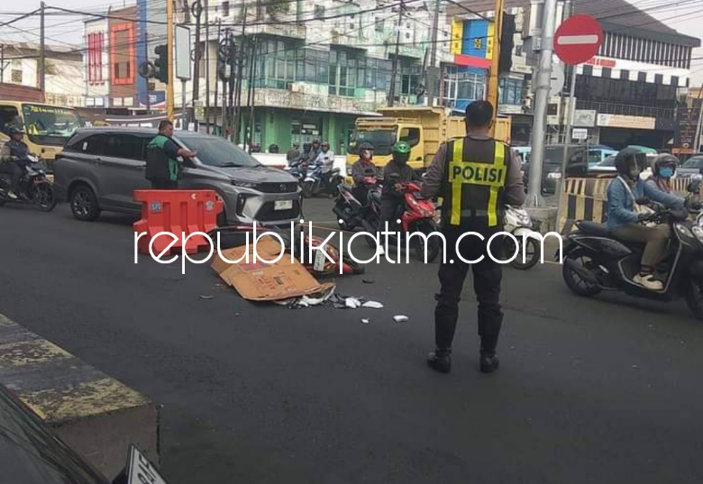 Pria Pengendara Motor Honda Vario Asal Tanggulangin Tewas Terlindas Truk Tangki di Flyover Waru Sidoarjo