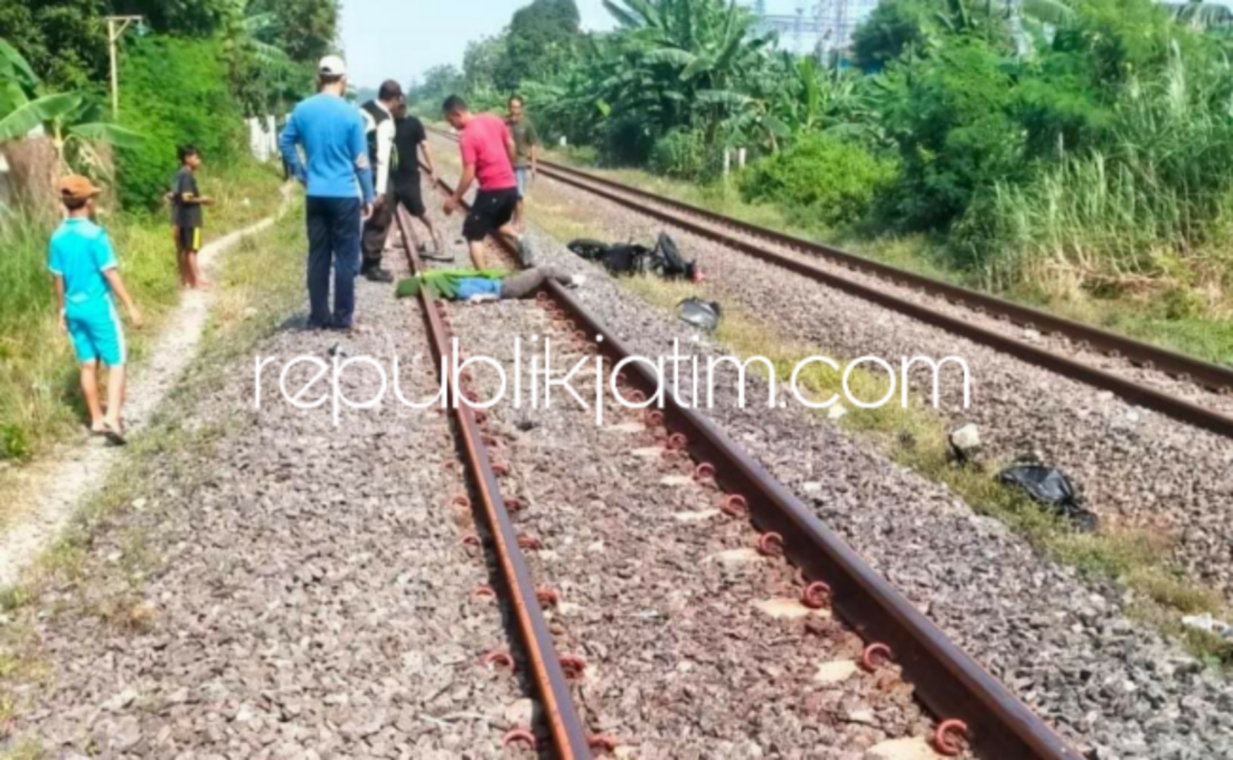 Ini Kronologis Pemuda 18 Tahun Asal Driyorejo Gresik Tewas Tertabrak KA Argo Semeru di Keboharan Krian