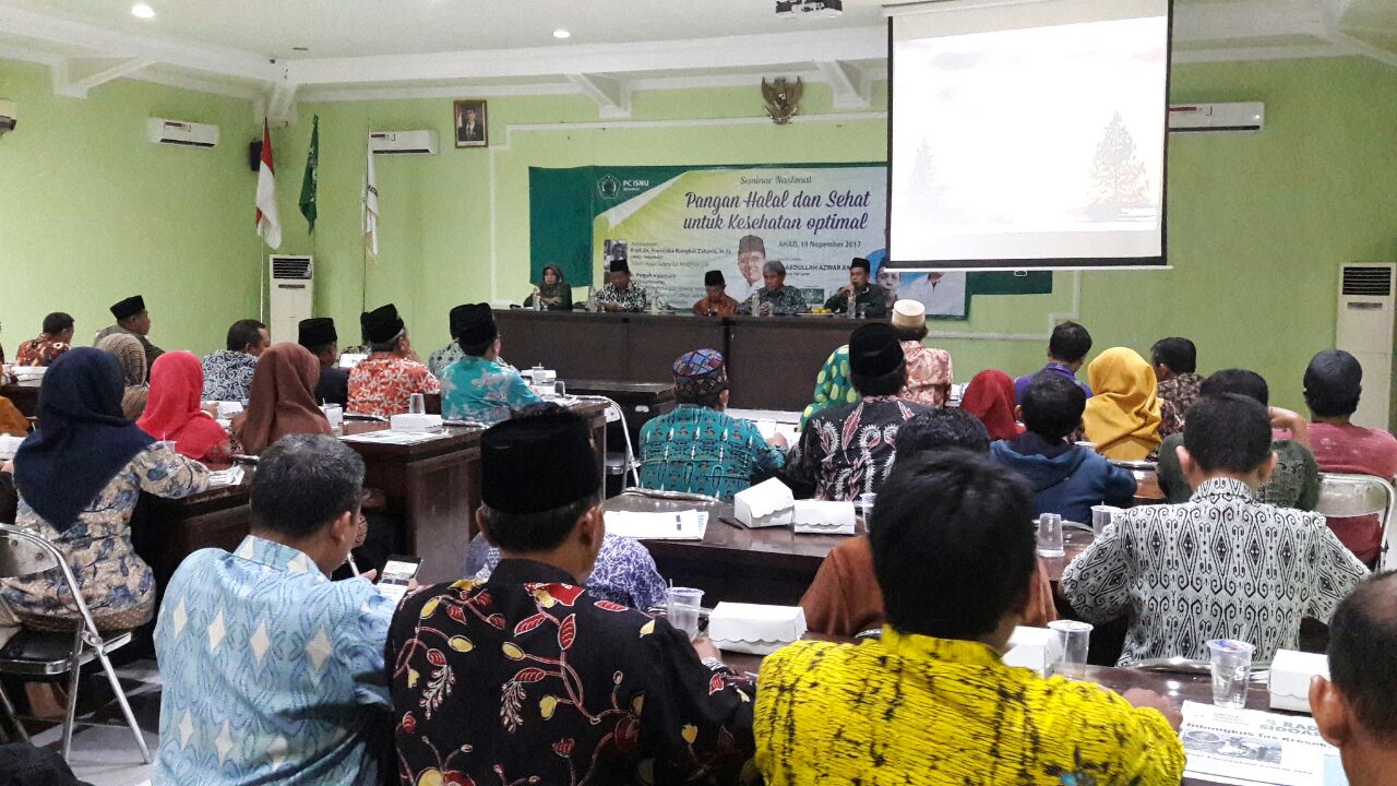 Diikuti Para Guru, ISNU Sidoarjo Gelar Seminar Pangan Halal dan Sehat