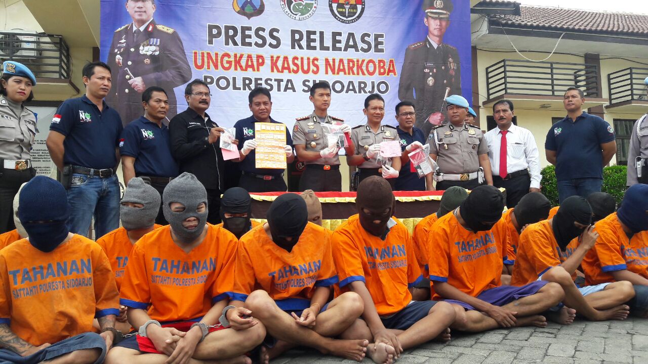 Sepekan, 18 Jaringan Pengedar Sabu-Sabu Diringkus Polisi