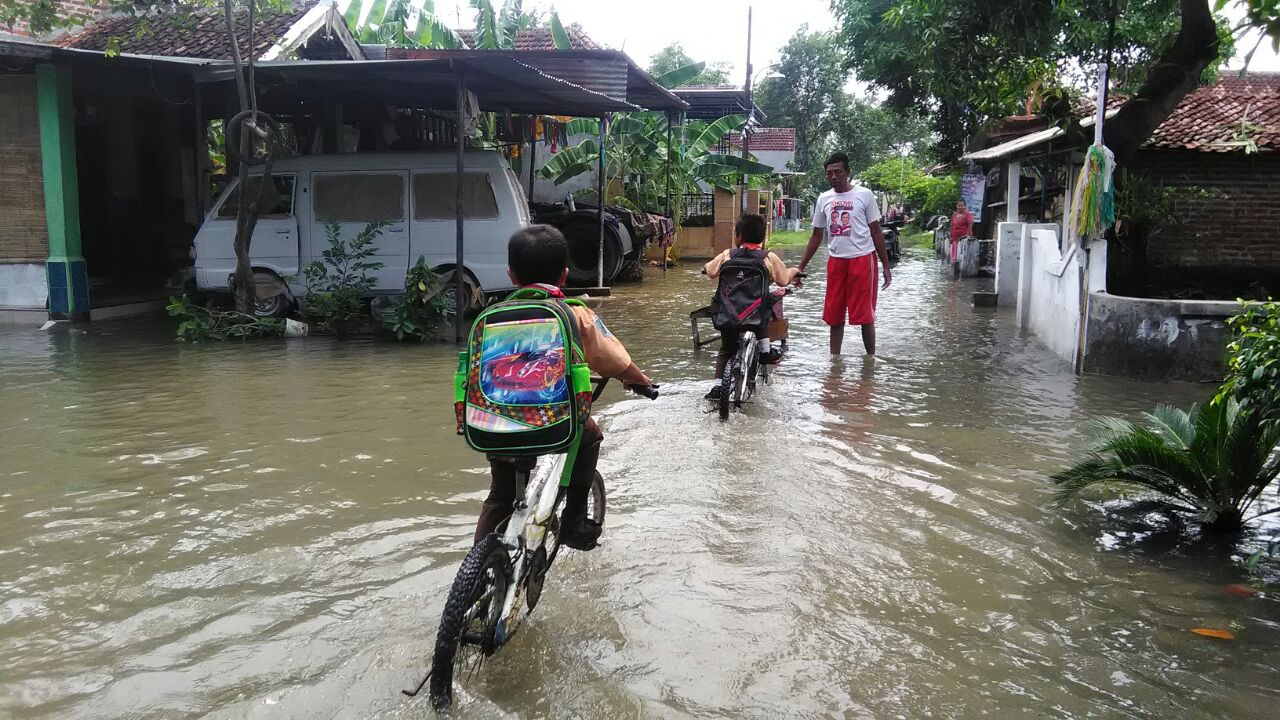 Dua Dusun di Lajuk Porong Diterjang Banjir