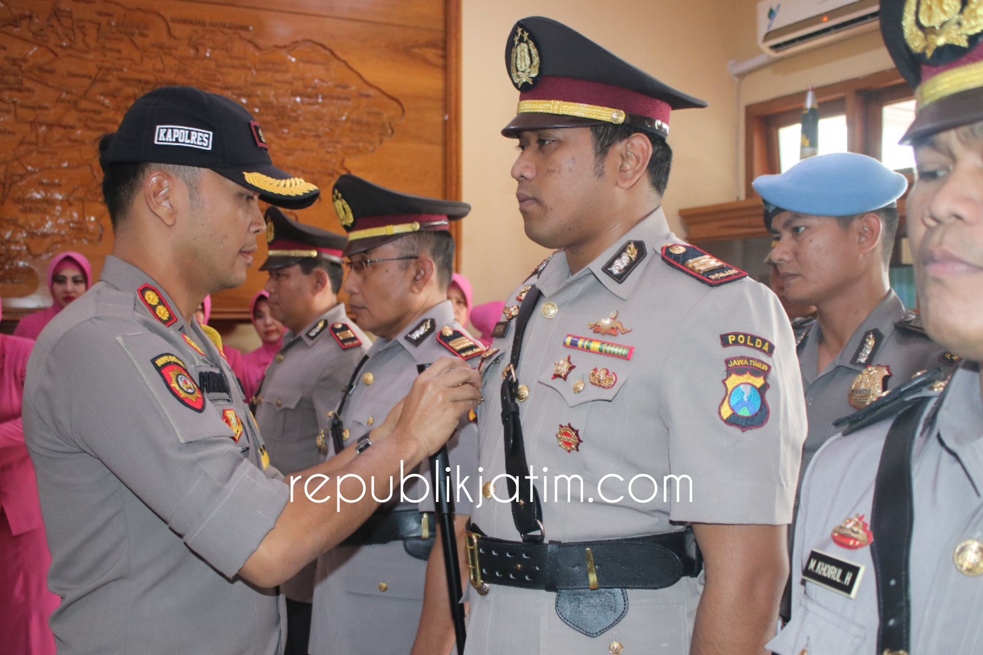 Empat Jabatan Strategis di Polres Ngawi Diganti