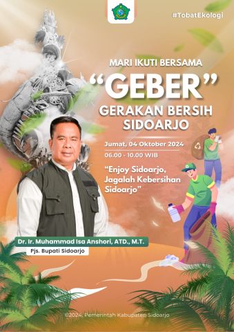 Pjs Bupati Sidoarjo Ajak Seluruh ASN dan Masyarakat Sidoarjo Kerja Bakti Massal Libatkan 15.000 Orang