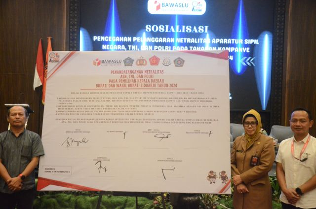 Jelang Pilkada Sidoarjo 2024, Sekda Minta Seluruh ASN Jaga Netralitas Bawaslu Ajak Puasa Medsos