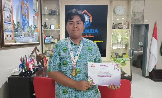 Siswa Smamda Sidoarjo Gondol Medali Emas Juara 1 Seni Baca Al Quran dalam Ajang MEA di UMM