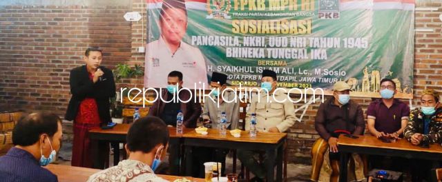 Gus Syaikhul Sosialisasi 4 Pilar Kebangsaan Dorong Pengembangan UMKM di Sidoarjo