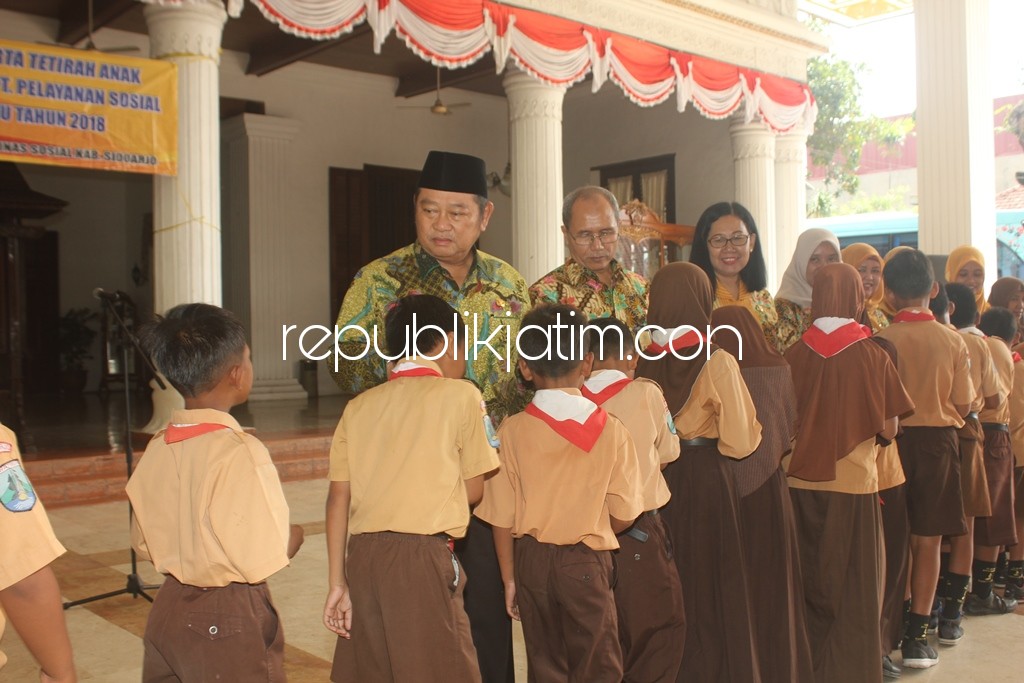 Puluhan Siswa SD Peserta Tetirah Diberangkat Bupati