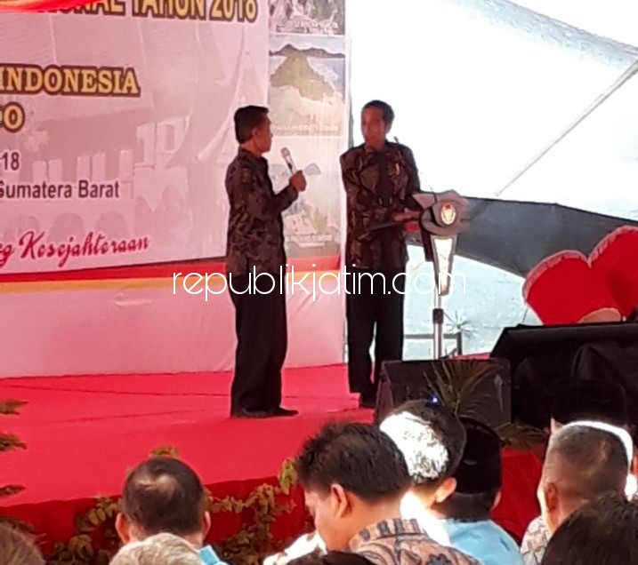 Di Puncak HPN 2018, Presiden Mendadak Jadi Wartawan