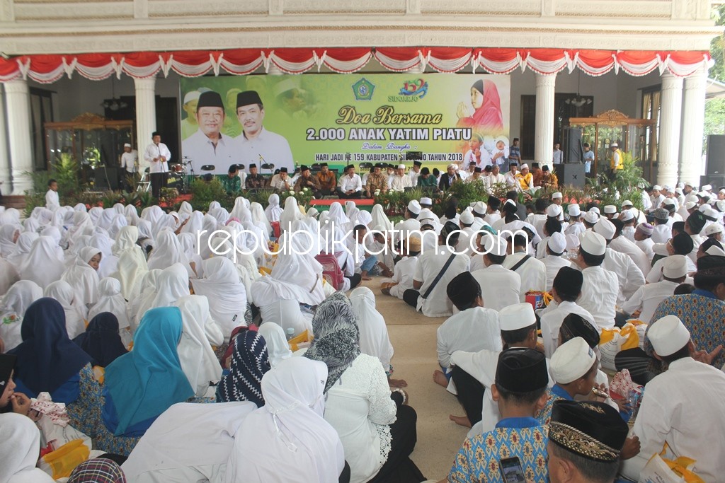 Ribu Anak Yatim Piatu Doakan Sidoarjo Aman