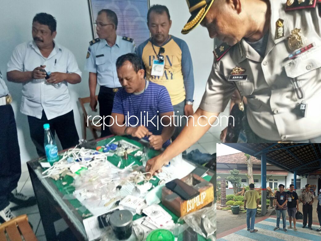 Pembesuk Napi Lapas Porong Bawa Perangkat Nyabu Diringkus Polisi