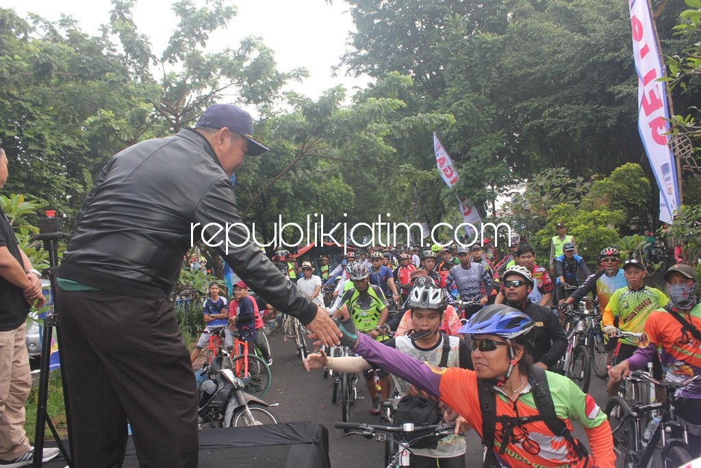 Bupati Sidoarjo Berangkatkan Ribuan Peserta Goweser